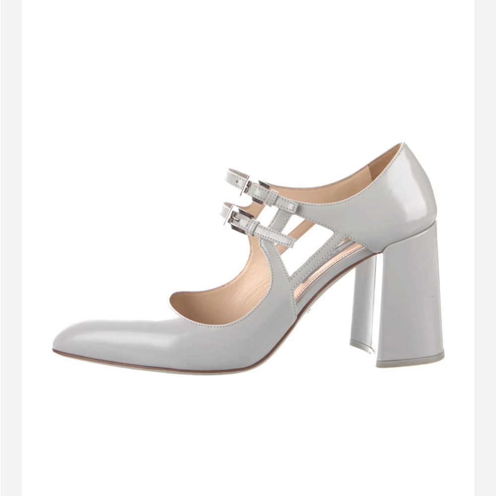 Prada Mary Jane Leather Pumps